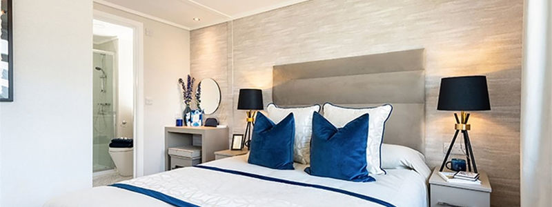Prestige Avanti master bedroom to en-suite shower room