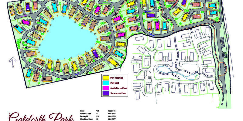 Gateforth Park site plan as at end May 2023