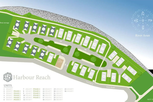Harbour Reach site plan