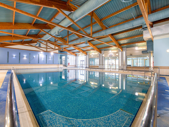 Hoburne Naish indoor pool available for park home residents to use