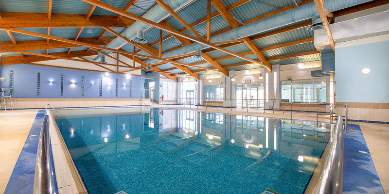 Hoburne Naish indoor pool available for park home residents to use