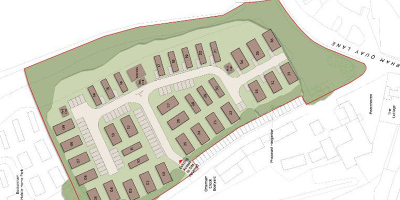 The Otterham site plan