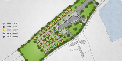 Walton Hall Farm site plan